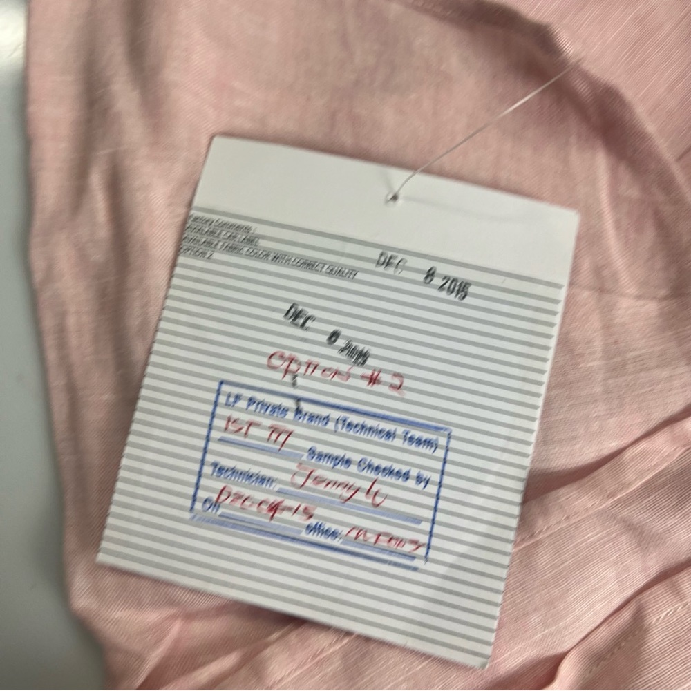 Lord & Taylor women’s pink linen sleeveless shirt 2X L17-30 - Picture 3 of 5
